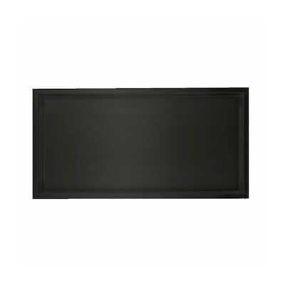 Inbouwnis Sanilux Wandmontage 60×30 cm Mat Zwart