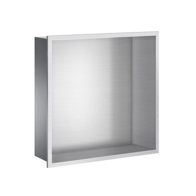 Inbouwnis Smedbo Sideline 30×30 cm Geborsteld Edelstaal
