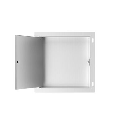 Inbouwnis Wiesbaden Demis 30x30x14cm Betegelbaar RVS