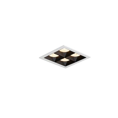 Inbouwspot BWS Cora 4 9.3×9.3 cm Wit
