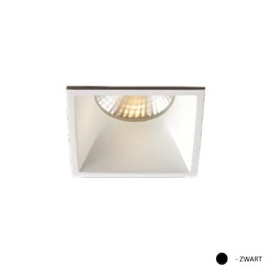 Inbouwspot BWS Lucina SQ LED 6.3×6.3×9.5 cm Zwart