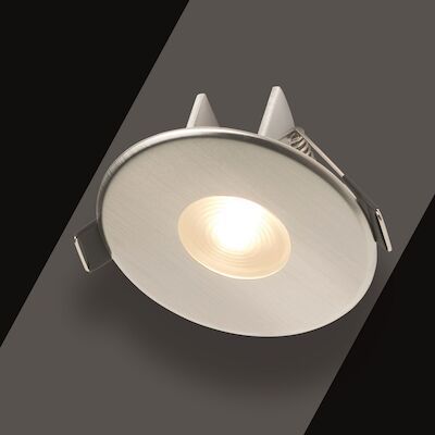 Inbouwspot Häsler Blanes Incl. Fase Aansnijding Dimbaar 8 cm 4 Watt Warm Wit RVS Set 3x