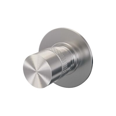 Inbouwstopkraan Brauer Brushed Edition Rond Geborsteld RVS (Inclusief Inbouwdeel)