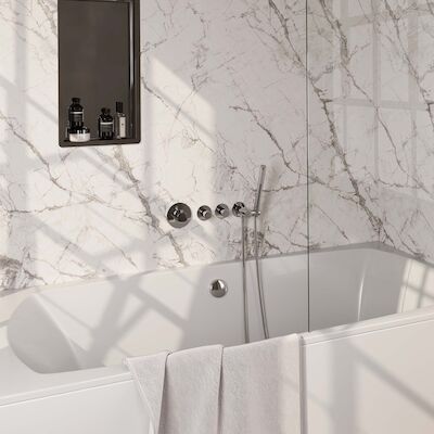 Inbouwthermostaat set Brauer Chrome Edition Incl Badafvoer Chroom (Keuze Handdouche)