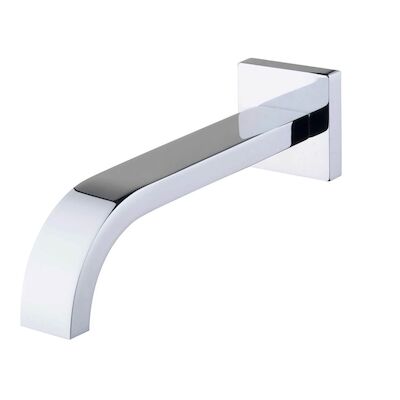 Inbouwuitloop Wiesbaden 30cm 1/2″ Vierkant Chroom