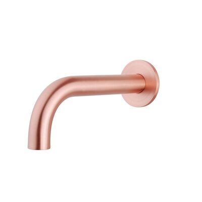 Inbouwuitloop Wiesbaden Rond 20 cm 1/2 Geborsteld Koper