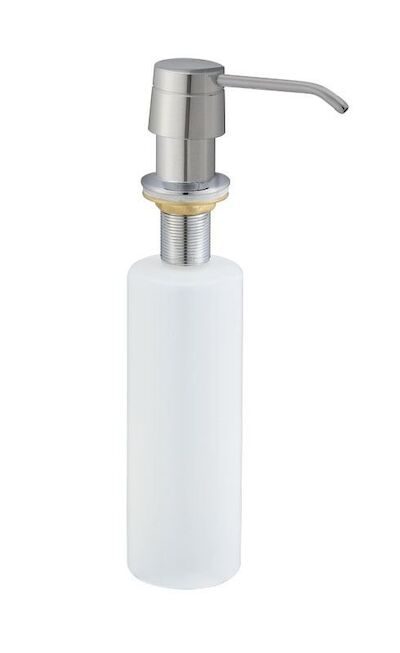 Inbouwzeepdispenser Wiesbaden Geborsteld Staal kunststof 250 ml
