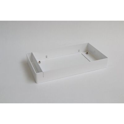 INK Fonteinframe Jazz XS Staal Met Handdoekhouder Links Glans Wit 36x20x5 cm