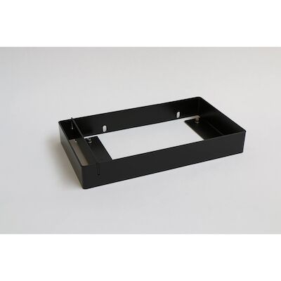 INK Fonteinframe Jazz XS Staal Met Handdoekhouder Links Mat Zwart 36x20x5 cm
