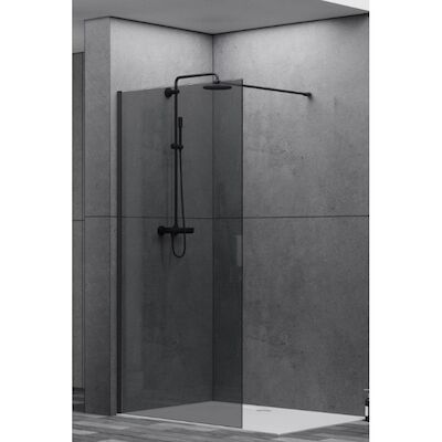 Inloopdouche Allibert Colors 87-90×200 cm Zwart