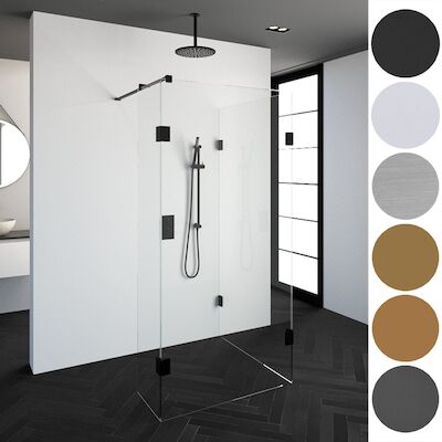 Inloopdouche Compleet Just Creating Profielloos 100×130/40 cm Reversed Koper