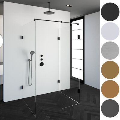 Inloopdouche Compleet XL Just Creating Profielloos 90×120 cm Chroom