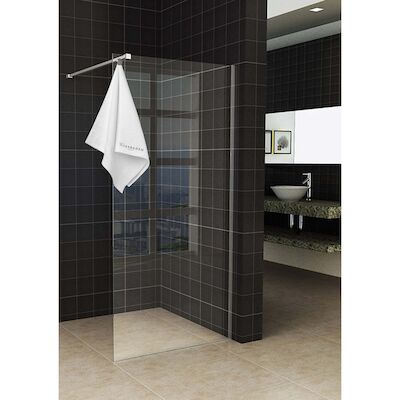 Inloopdouche Met Handdoekhouder Wiesbaden Sita Helder Glas 80×200 cm 8 mm Chroom