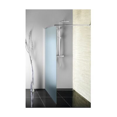 Inloopdouche Sapho Walk-In 100×190 cm met Muurprofiel Chinchilla Glas