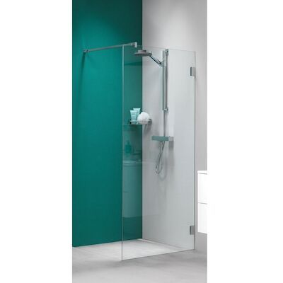 Inloopdouche Sealskin 'I AM' type A3 120×200 cm Chroom/Zilver Antikalk