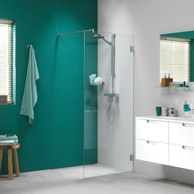 Inloopdouche Sealskin I AM Type A3 140×200 cm Helder Glas Antikalk Chroom