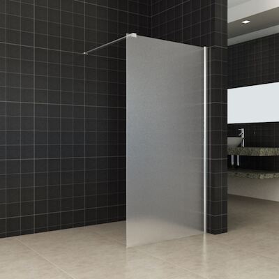 Inloopdouche Wiesbaden Geheel Mat Glas 100x200cm 10mm NANO Coating