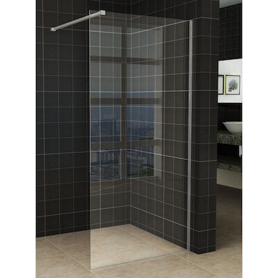 Inloopdouche Wiesbaden Slim 60x200cm 8mm Helder Antikalk Coating (Exclusief profiel)