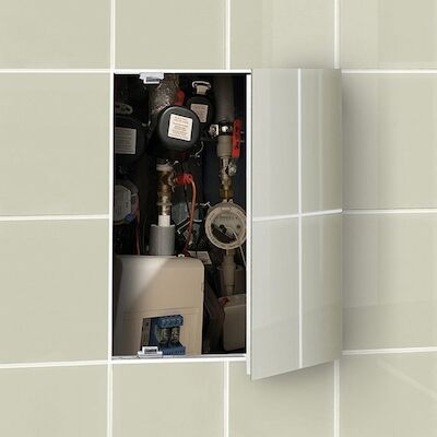 Inspectiedeuren Sapho Zarz 40×40 cm Onder Tegels Klikopening Gegalvaniseerd Staal