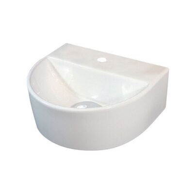 Keramische compacte fontein Moon wit