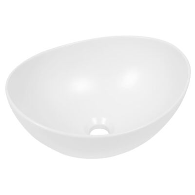 Keramische Opbouw Waskom Scale Ovaal 39x32x17.5 cm (3 kleuren verkrijgbaar)