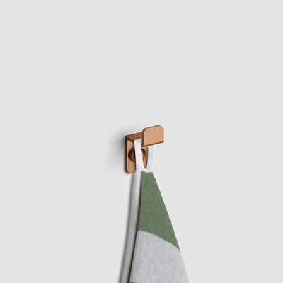 Kledinghaak Clou Fold Brons Geborsteld PVD