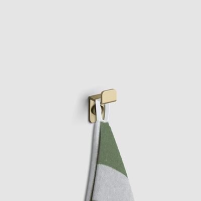 Kledinghaak Clou Fold Goud Geborsteld PVD