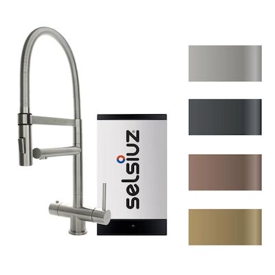 Kokendwaterkraan Selsiuz XL Copper Inclusief Single Boiler