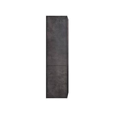Kolomkast Allibert Marny met Linnenkorf 40x156x35 cm Donker Beton