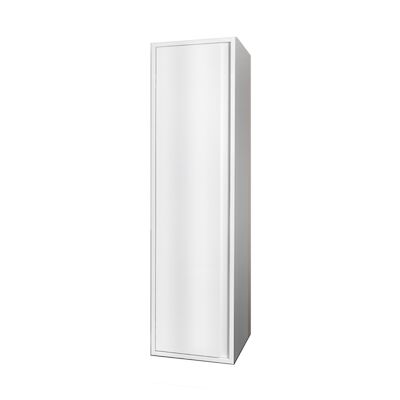 Kolomkast BWS Sally 135x35x35 cm Greeploos Hoogglans Wit