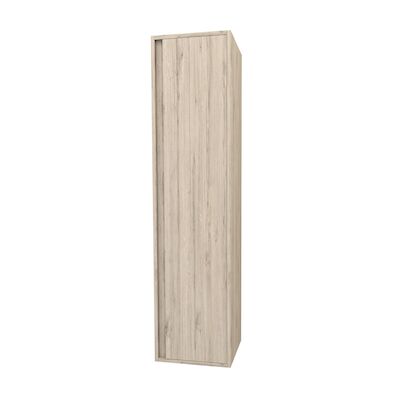 Kolomkast BWS Sally 160 cm 1 Deur Licht Hout