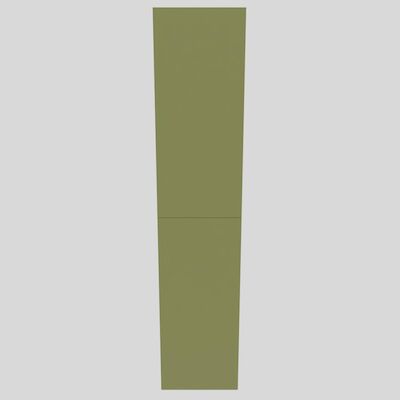 Kolomkast BWS Warschau 160x35x35 cm MDF Omkeerbaar Mat Groen