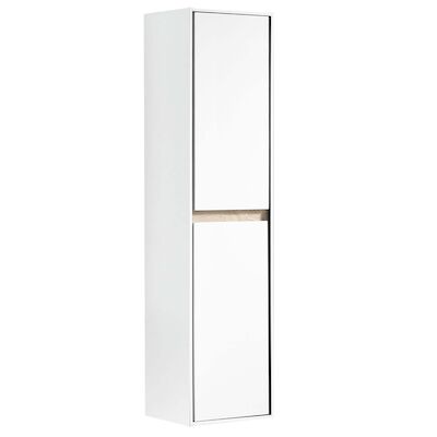 Kolomkast Differnz Providence 160x40x30 cm Links-Rechts Wit
