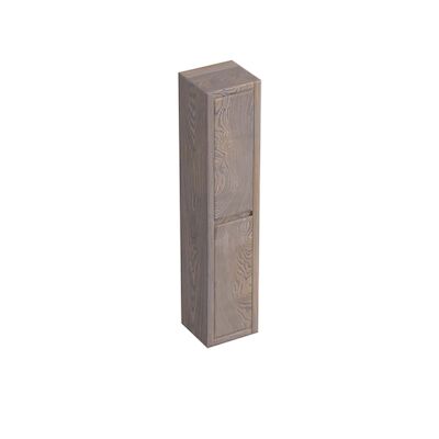 Kolomkast Forzalaqua Gela 38x35x180 Cm 2 Deuren Eiken Silver Grey