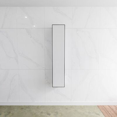 Kolomkast Mondiaz LAGOM 150cm Opbouw Linksdraaiend Mat Zwart