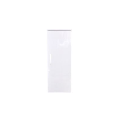 Kolomkast Sanicare Q1/Q12/17 Soft-Close Deur Chromen Greep 90×33,5×32 cm Hoogglans Wit