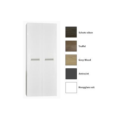 Kolomkast Sanicare Q2/Q3/Q8 2-Deurs Soft-Closing 160x67x32 cm Truffel