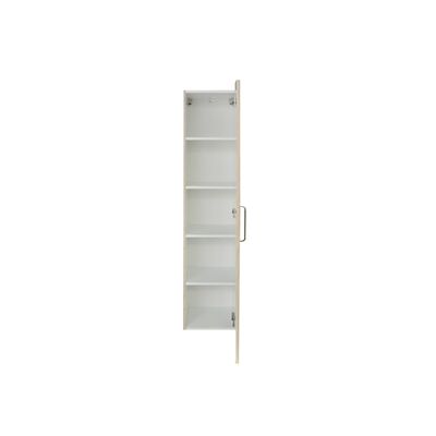 Kolomkast Sanicare Q9/Q10/Q11 1 Soft-Closing Deur Chromen Greep 160×33,5×32 cm Schots-Eiken