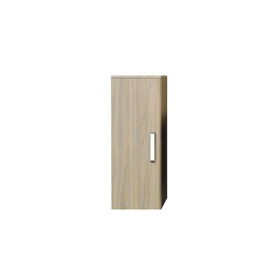 Kolomkast Sanicare Q9/Q10/Q11 Soft-Close Deur Chromen Greep 90×33,5×32 cm Grey-Wood