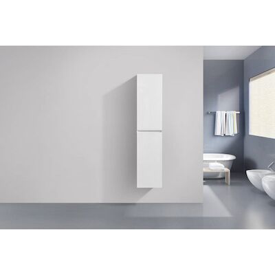 Kolomkast Sanilux Infinity 160x35x35 cm Hoogglans Wit