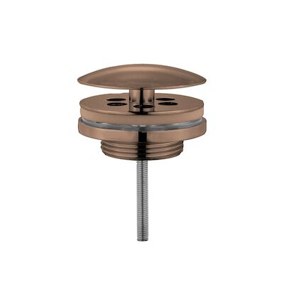 Lage Fontein AfvoerPlug Best Design Dijon 5/4 PVD Glans Brons