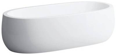 Laufen Alessi One vrijstaand bad 182,8x87x46cm glans wit sentec