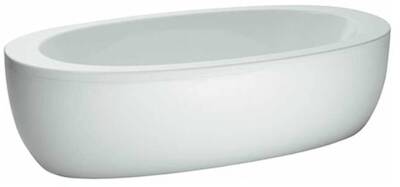 Laufen Alessi vrijstaand bad 203x102x46cm glans wit acryl