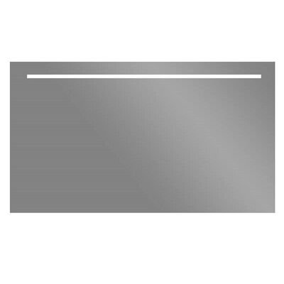 LED Spiegel Sanilux Aluminium met Onderverlichting 160×70 cm Inclusief Spiegelverwarming