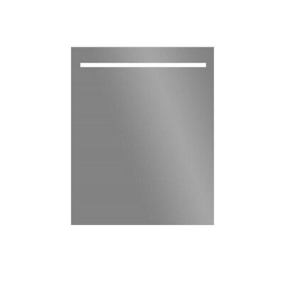 LED Spiegel Sanilux Aluminium met Onderverlichting 58×70 cm Inclusief Spiegelverwarming