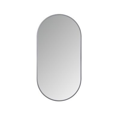 LED-Spiegel Ovaal BWS Colorato Met Verwarming 100×50 cm Gunmetal