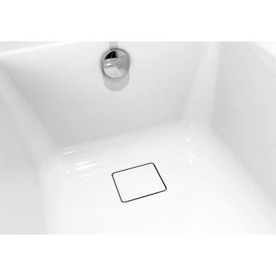 Ligbad Allibert Aero Rechthoekig Bad 170x75x52 cm Incl. Afvoerdeksel En Poten