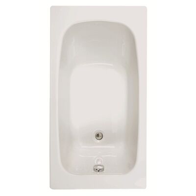 Ligbad Allibert Flavis Plaatsbesparend 120x70x55-58 cm