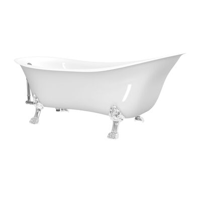 Ligbad Allibert Kara Met Leeuwenpoten Wit 175x71x77 cm Wit