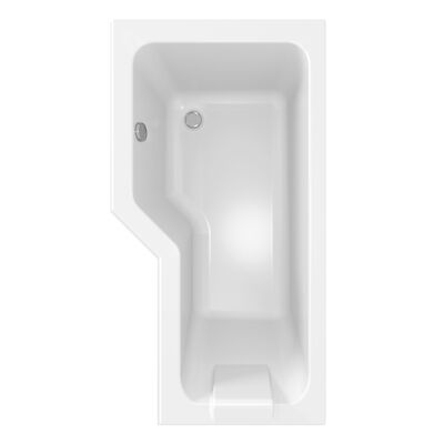 Ligbad Allibert Lexa 170×90 cm Wit + Mantel links